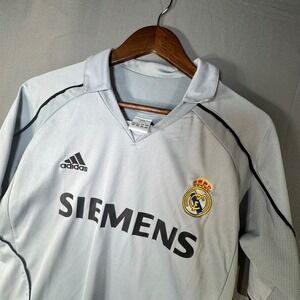Adidas Real Madrid Zidane‎ 5 2005 2006 Soccer Football Jersey Mens Size Medium